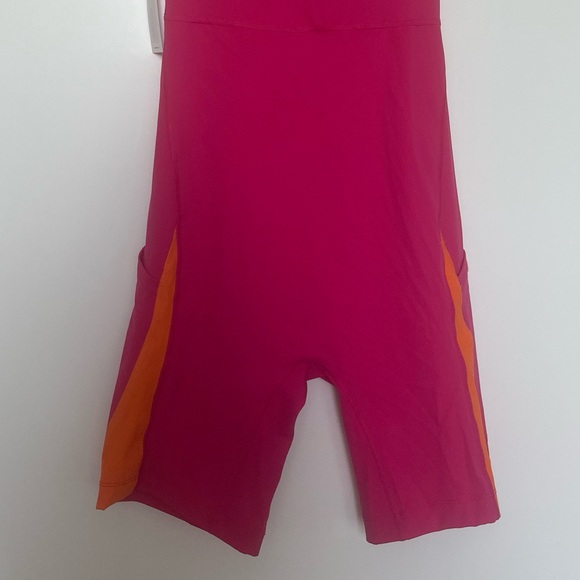 Outdoor Voices Zoom 8” Bodysuit in Winecup - Picture 6 of 7